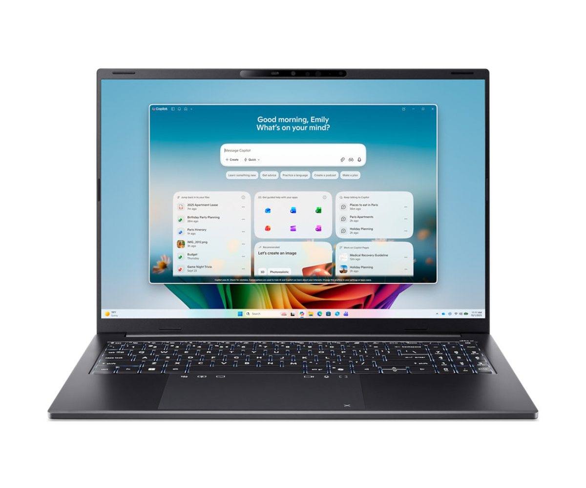 Acer Swift GO 16 AI · Ryzen 9 465 · 32 ГБ · 1 ТБ